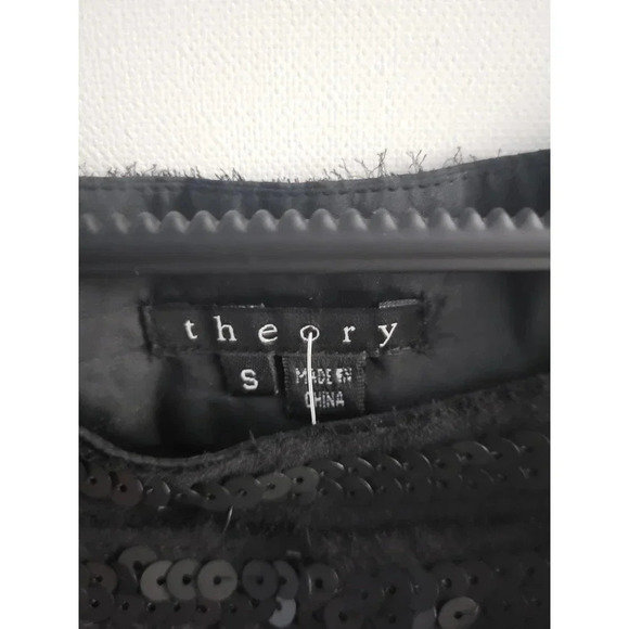 Theory Tank Top Sequin Black Small NWOT - Picture 4 of 6